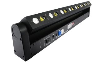 Powerful Pixel Laser Bar L005456 with 8 Red Beams & Warm White LEDs