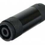 Lockable 4 P-4 P Speakon Barrel Adapter for Secure Connections