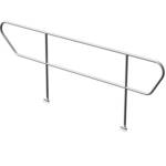 Adjustable Left-Side Stair Handrail for Enhanced Safety