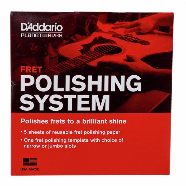 D'addario Restore Guitar Tone with D’Addario Fret Polishing System 5-Pack, product image from Cggeorgallis