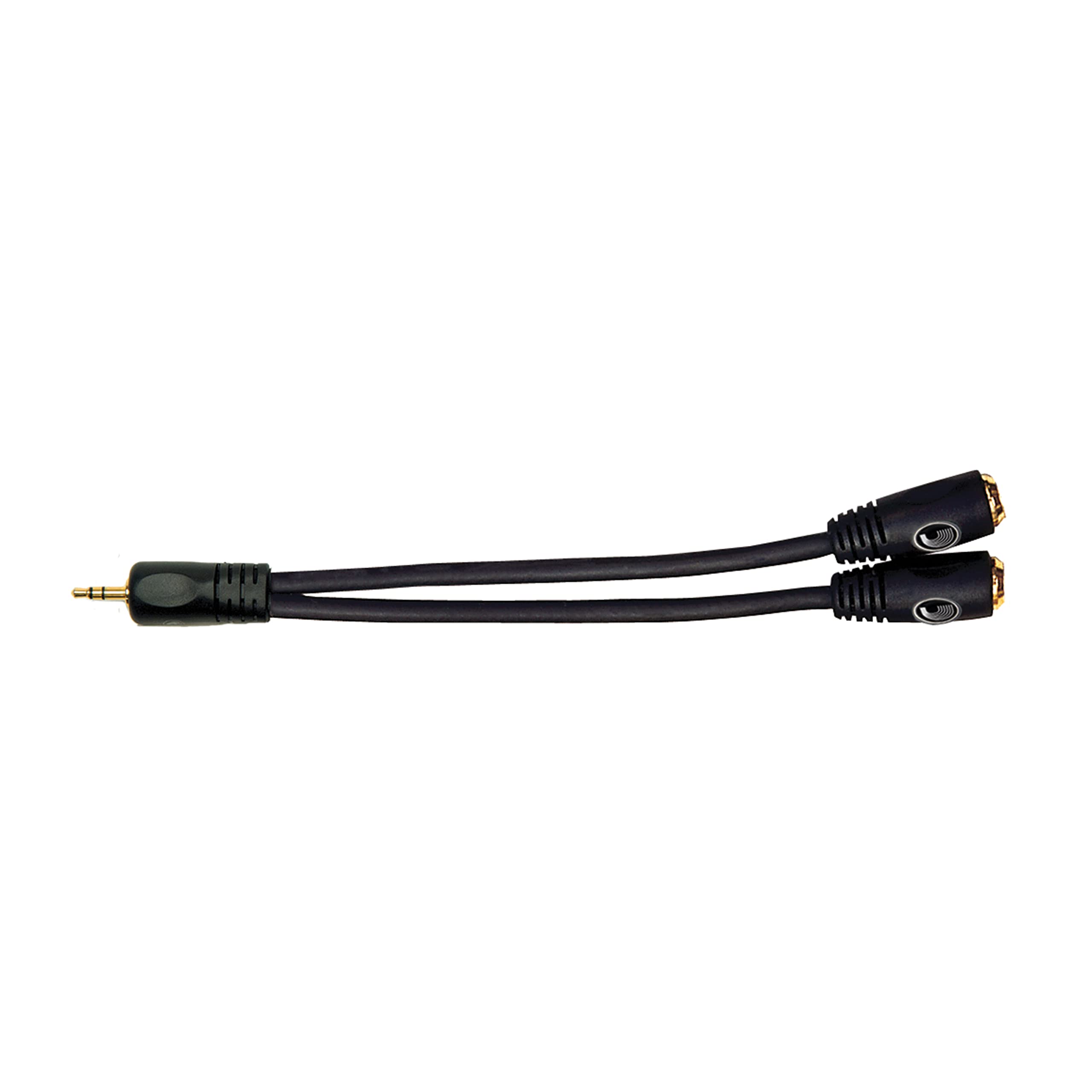 D'addario Split Headphone Output Adapter – 1/8″ Stereo Male to Dual 1/8″ Female, product image from Cggeorgallis