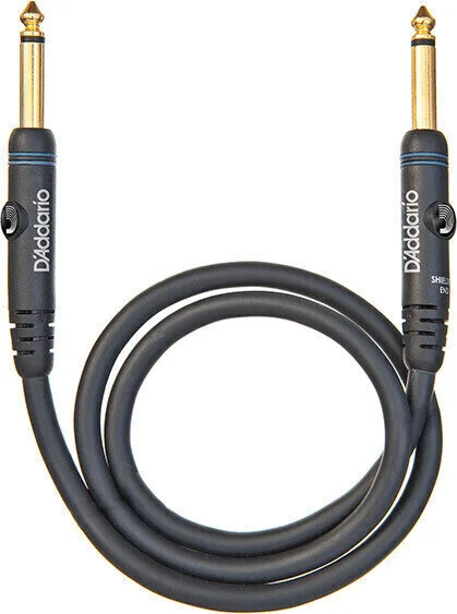 D'addario Low Noise 1 ft Custom Series Patch Cable with Dual Shielding, product image from Cggeorgallis