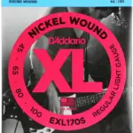 Short Scale XL Nickel Bass Strings - 45-100 Light Gauge