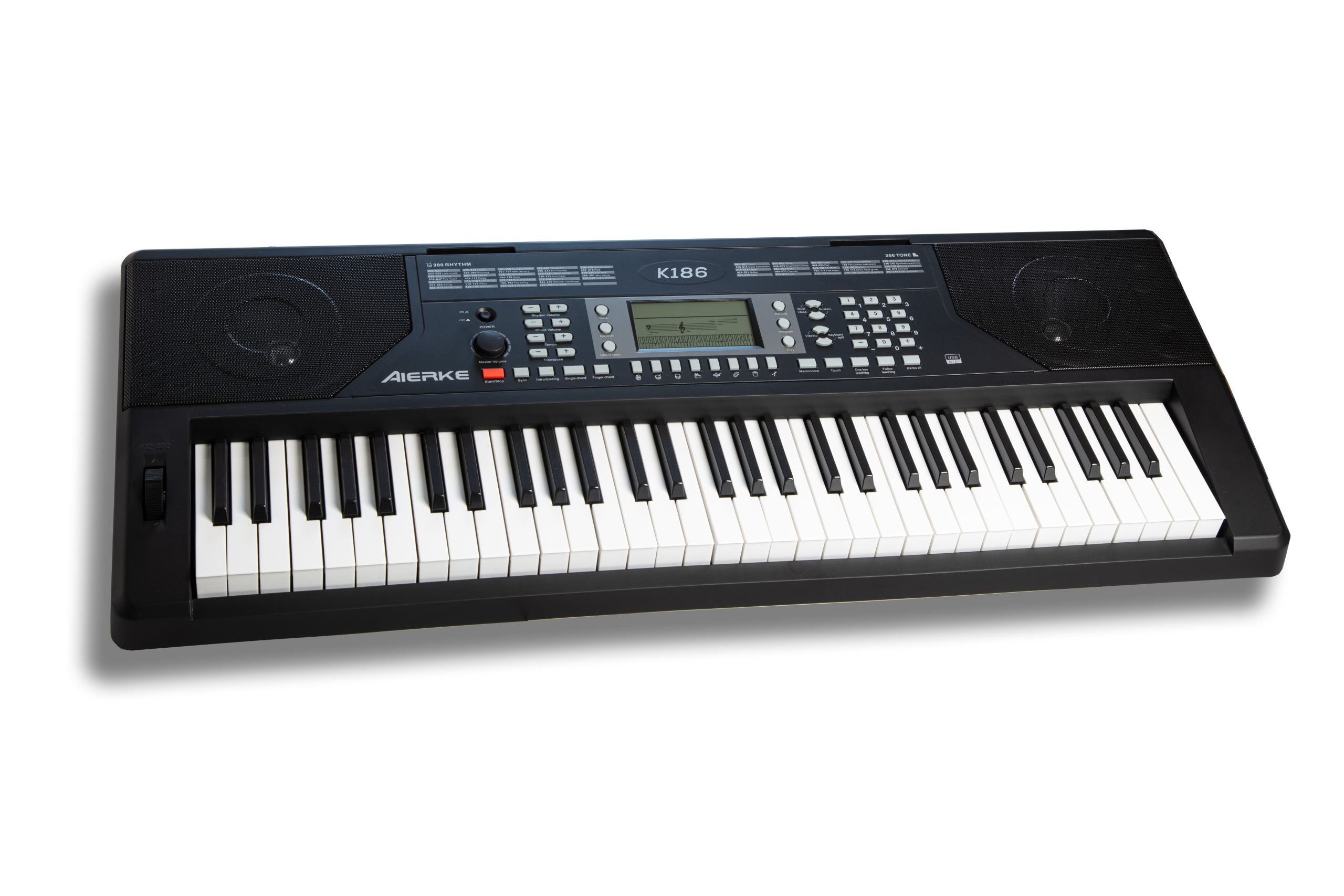 Airke 5-Octave Touch Response Keyboard for Dynamic Play, product image from Cggeorgallis