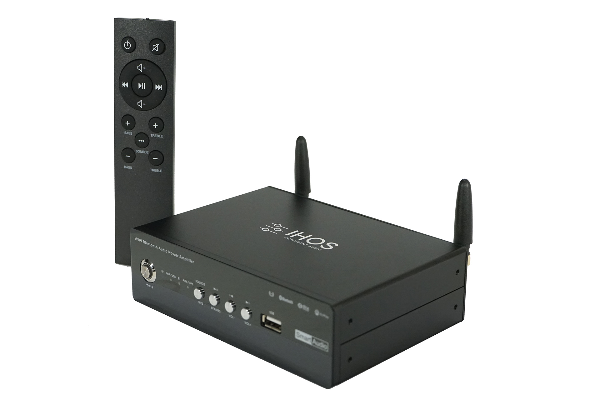 Ixos Wireless Multiroom Amplifier 2 x60 W with Wi-Fi &amp; Bluetooth Streaming L007610, product image from Cggeorgallis