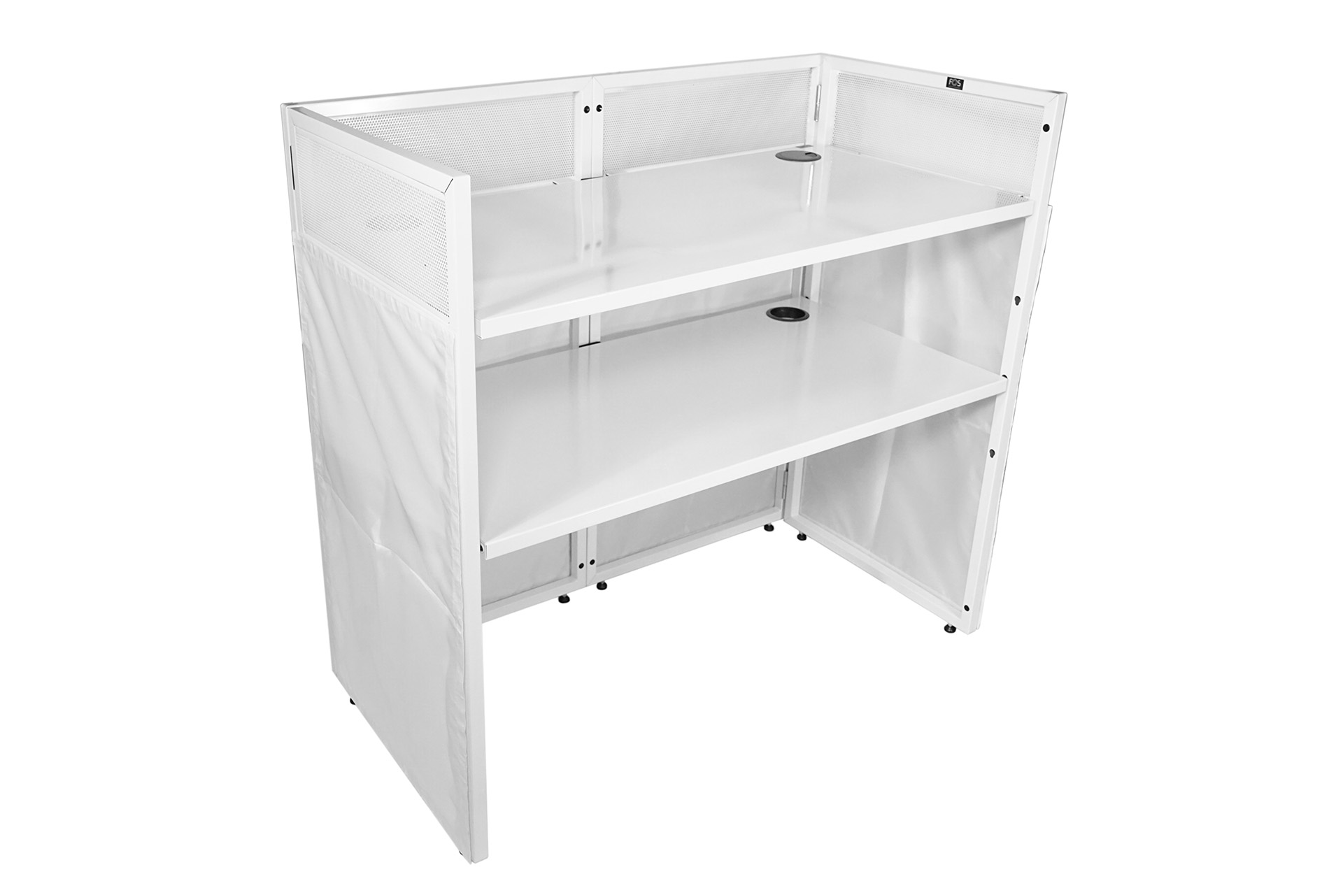 Fos Technologies Elegant Foldable DJ Booth with Cable Management & Carrying Bag, product image from Cggeorgallis