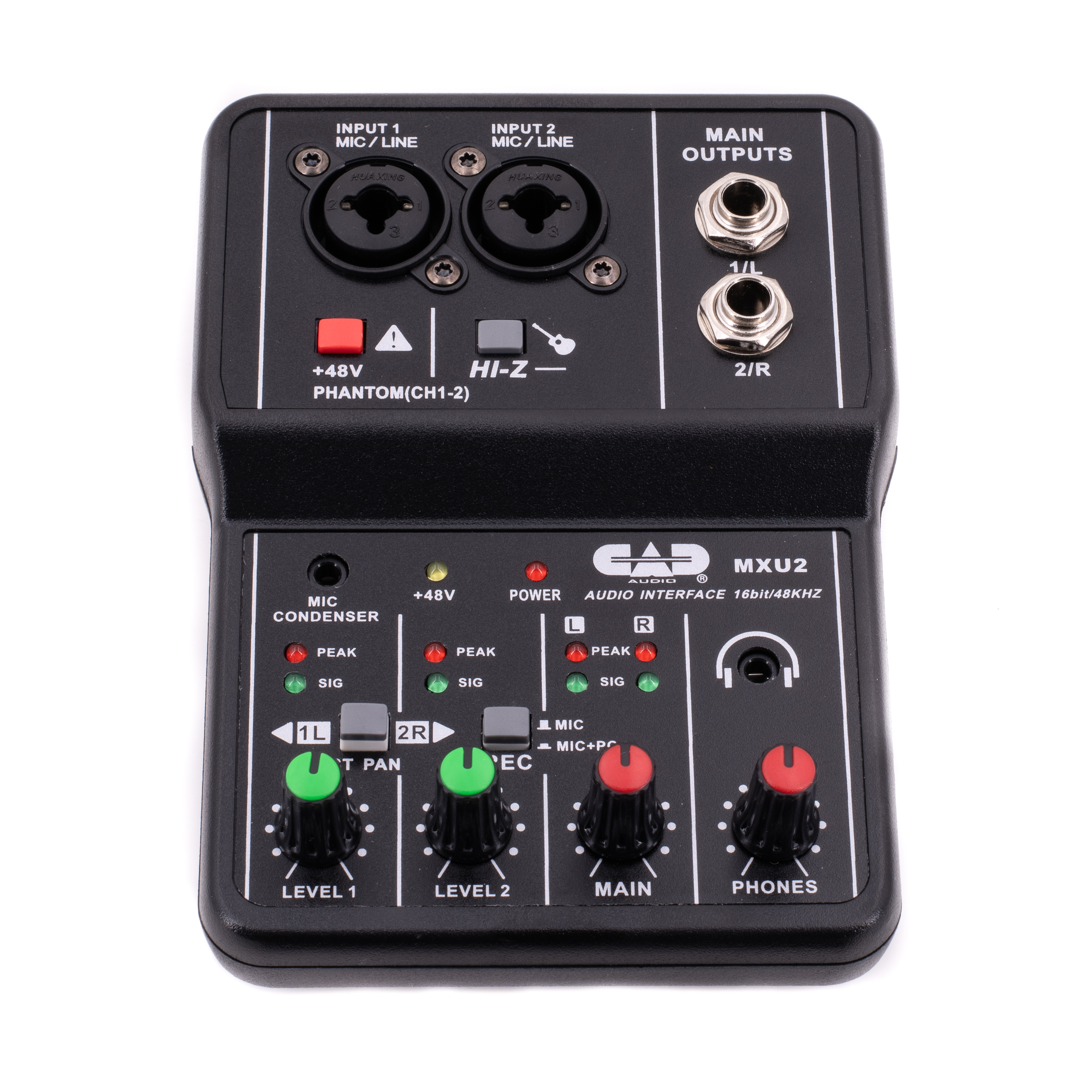 Cad Audio Compact 2-Channel Mixer with USB for Versatile Audio Use, product image from Cggeorgallis