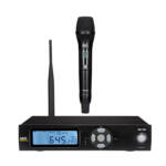 UHF 100-Channel Wireless System with IR Sync & LCD Mic