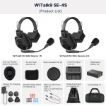 Wi Talk9 SE Full-Duplex Wireless Headset System for 4 Users