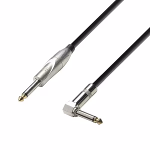 Premium 3 m Instrument Cable with Angled TS Jacks - Adam Hall®