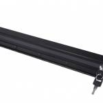 Premium Plexiglass Security Rack Cover with Keylock, Black