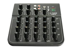 USB Mixing Console with 2 Mono & 2 Stereo Inputs for Seamless Audio Control