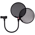 Dual Pop Filter with Adjustable Gooseneck for Versatile Vocal Clarity