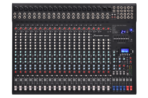 Compact 24-Channel Amplifier with Gilded XLR & Balanced TRS Inputs