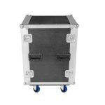 Heavy-Duty 16 HE Rack Case with Wheels for Pro Gear