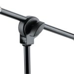 Flexible Microphone Boom Arm with Dual Threaded Connectors for Precise Overhead Positioning
