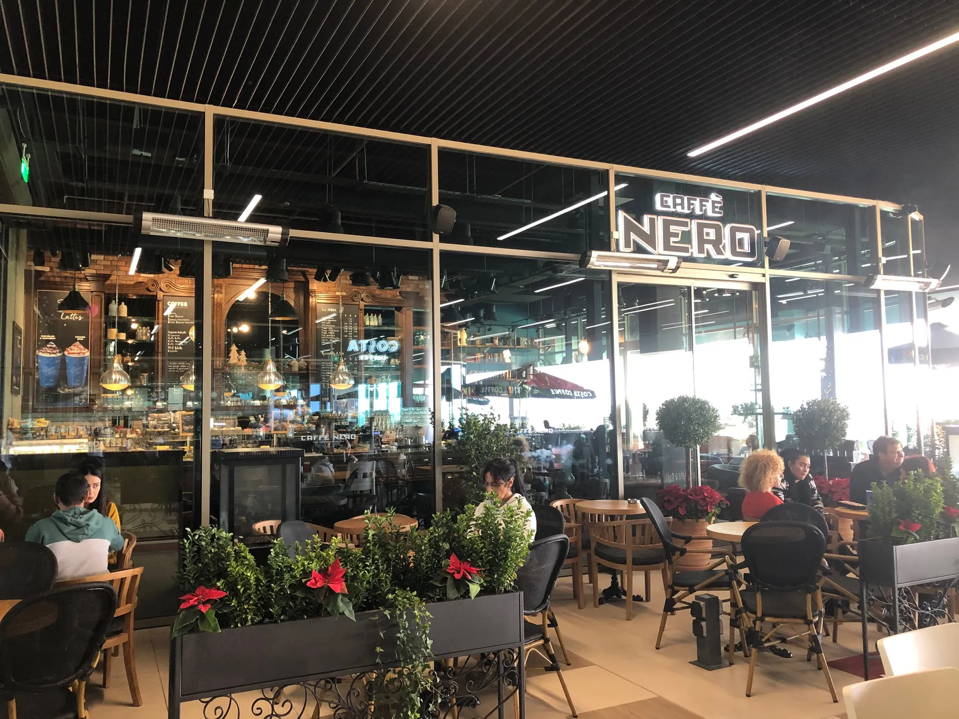 Sound system installation at Caffè Nero Nicosia